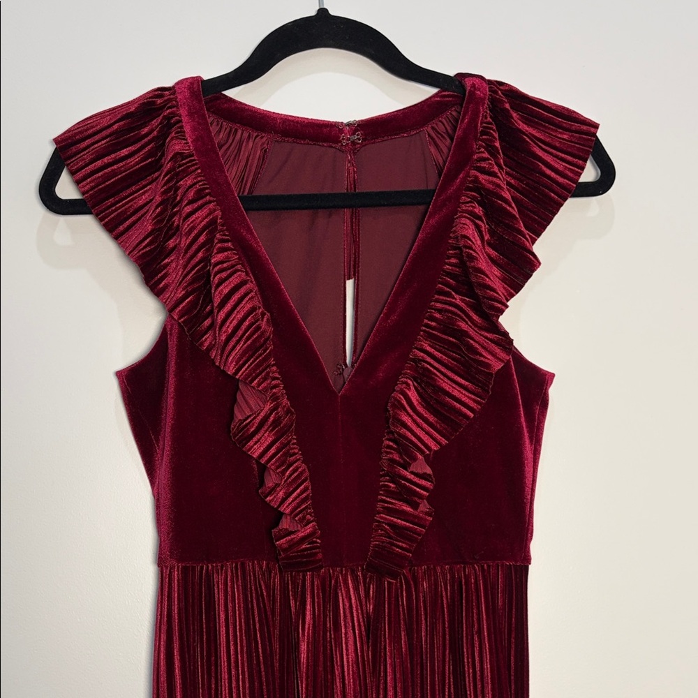 BCBGeneration Red Velvet Dress